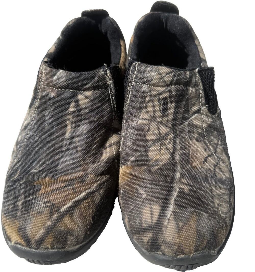 RedHead XTR Camo Moc Slip On Shoes Boys Size 3 Youth Camouflage Camp Slipper 3Y